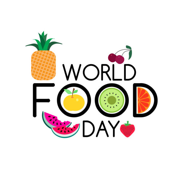 ilustraciones, imágenes clip art, dibujos animados e iconos de stock de día mundial de la alimentación. - globe grape