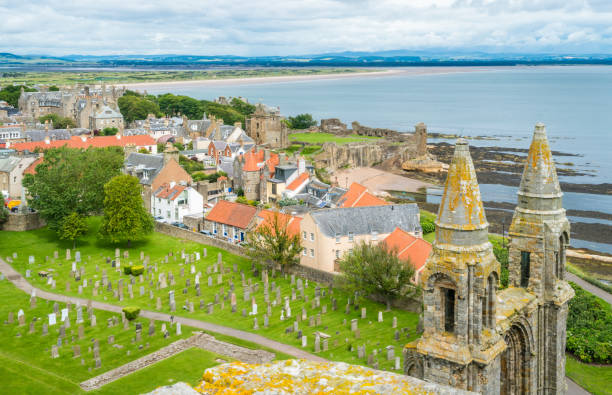 istock Panoramic view from Saint Andrew's Cathedral, Scotland. 1097565638