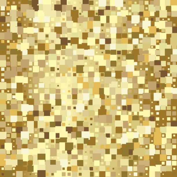ilustrações de stock, clip art, desenhos animados e ícones de luxury gold mosaic background or golden square tiles texture - bronze decor tile mosaic