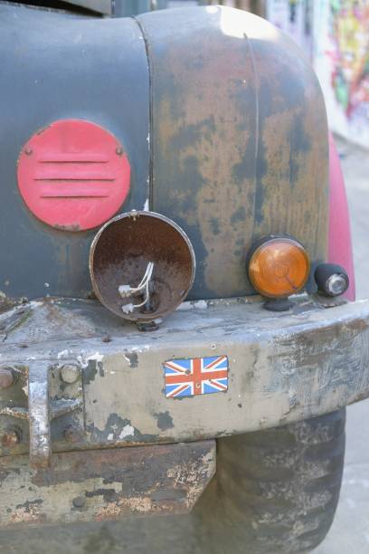 istock Vintage green truck 2 1097607674