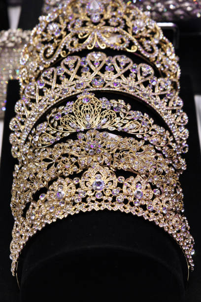 istock Sparkling Crown decoration for bride's wedding hairstyle 1097613670