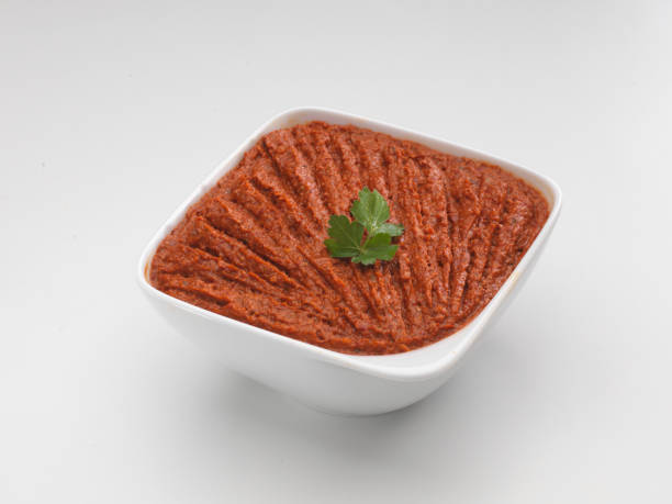 Turkish Breakfast tomato sauce, Acuka, Acika, Muhammara