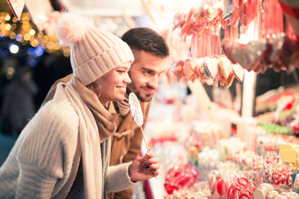 istock Young couple buying sweets 1097625820