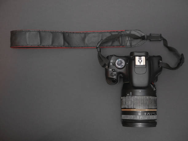 istock view from top on dslr photo video camera 1097635902
