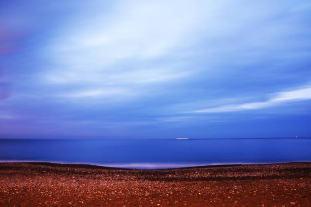 istock Sight of the beach at sunrise 1097643132