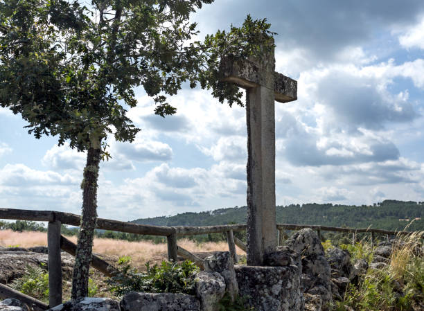 istock Latin cross at the Necropolis of Forcadas 1097644876