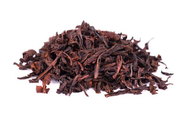 istock Black Ceylon tea with soursop, isolated on white background. 1097646466