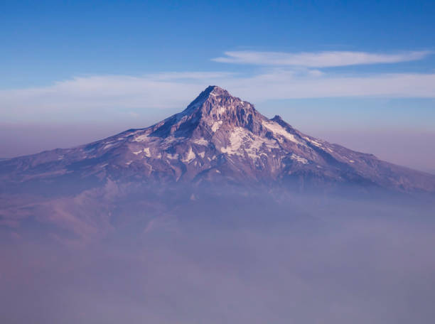istock Mount Hood In Smoke 1097647972