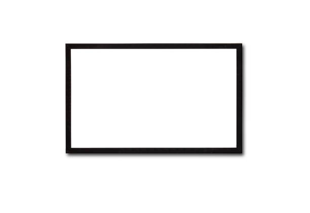 istock Black picture frame isolated on white background. File contains with clipping path. 1097648494
