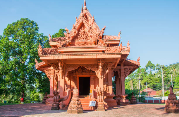 istock Red clay Temple - Wat Ratchathammaram on Koh Samui island, Thailand 1097666260