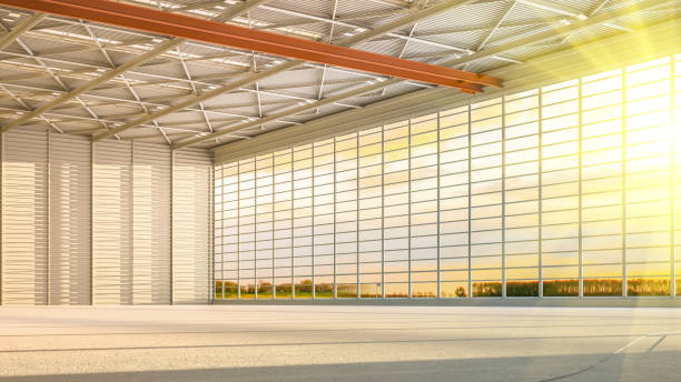 Showroom car modern concrete background stage