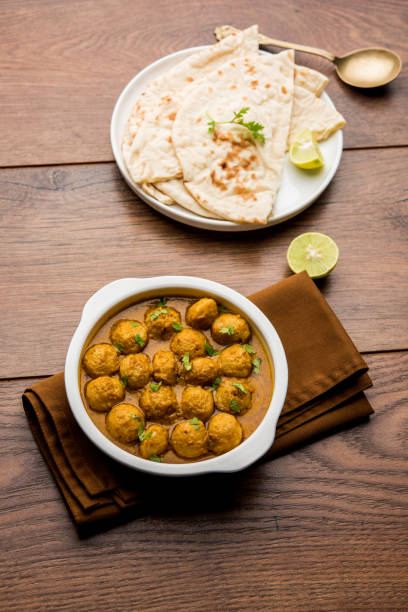 istock Masala Soya Chunk Curry made using Soyabean nuggets and spices - protein rich food from India 1097678834