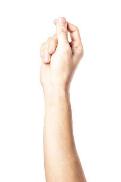 istock Hand hold virtual business card, credit card or blank paper 1097680980