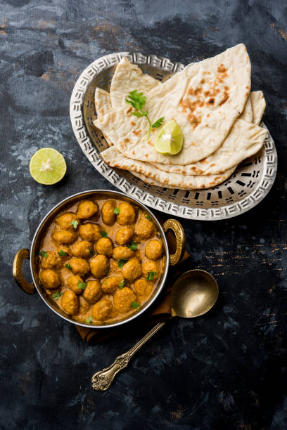 istock Masala Soya Chunk Curry made using Soyabean nuggets and spices - protein rich food from India 1097682908