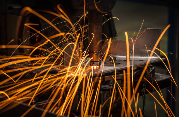 istock Industrial welding spot nut automotive 1097688962