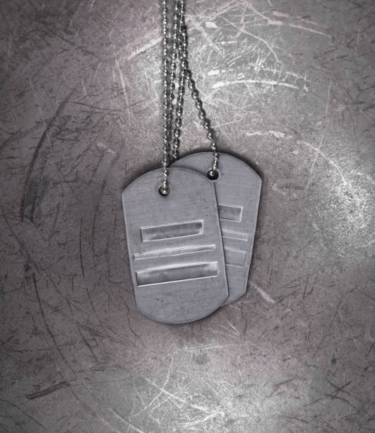 istock military  tag on a metal background 1097693798