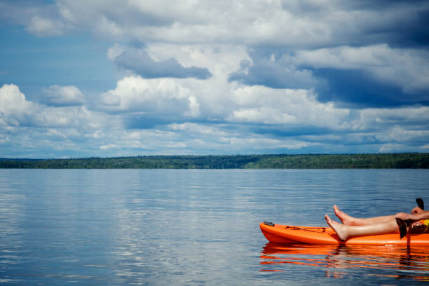 istock Kayaking northern Saskatchewan, Meadow Lake Provincial Park 1097710412