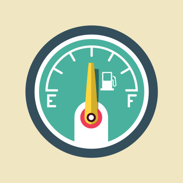 symbol deski rozdzielczej benzyny ikona paliwa - fuel pump symbol gauge gasoline stock illustrations