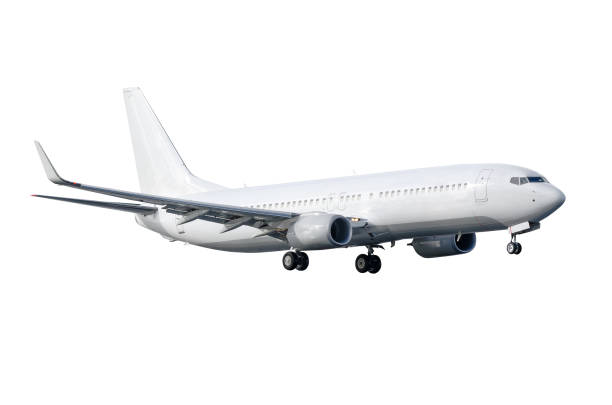 istock Passenger commercial airplane isolated on white background. 1097720884
