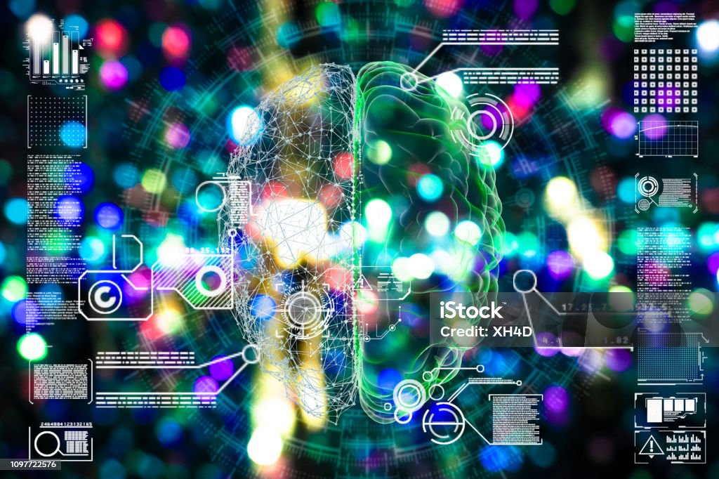 Tiefe lernen Abbildung - Lizenzfrei Künstliche Intelligenz Stock-Foto