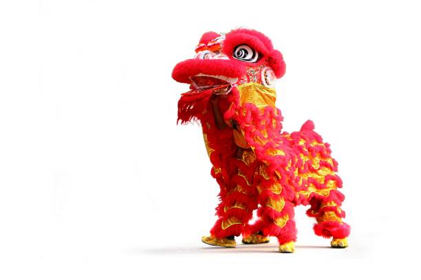istock Chinese New Year lion dance 1097728330