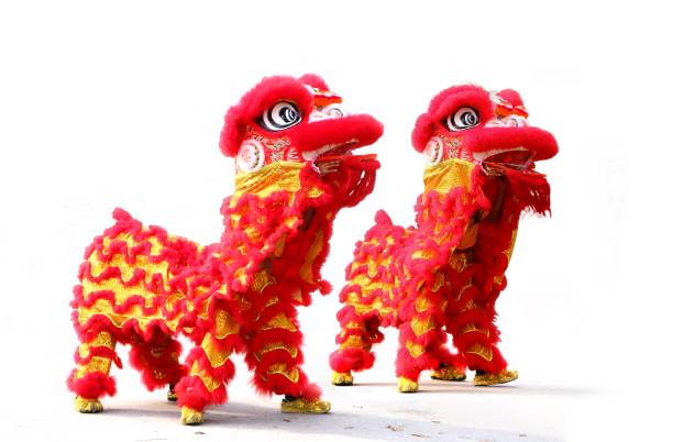 istock Chinese New Year lion dance 1097728334