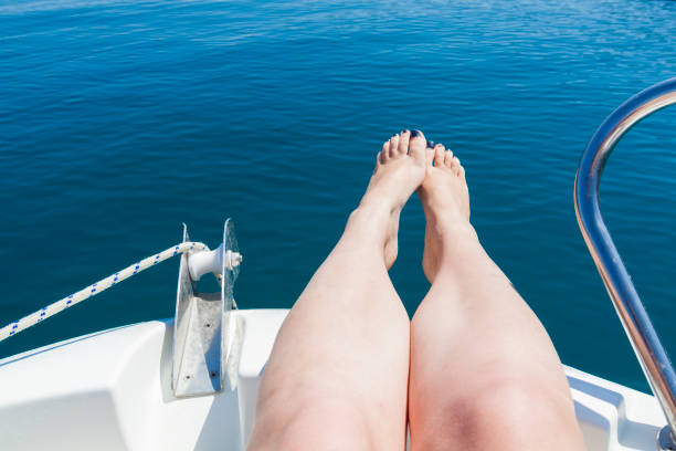istock Woman on a boat 1097735716