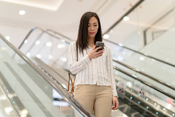 istock Young woman shopping 1097741738