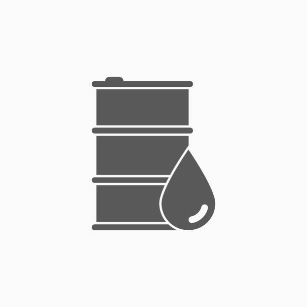 ilustraciones, imágenes clip art, dibujos animados e iconos de stock de icono de barril de aceite - gas prices energy crisis environment finance