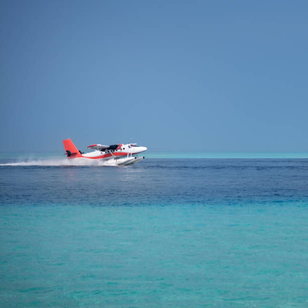 istock Seaplane Landing, Maldives 1097747834