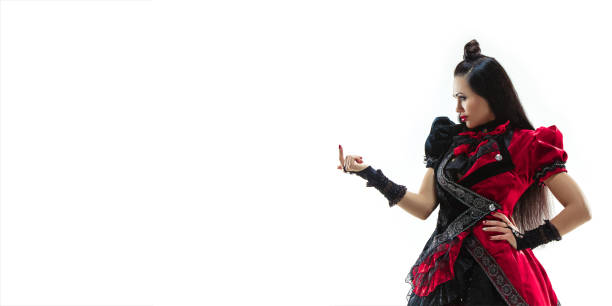 istock young woman dressed in medieval style 1097750356