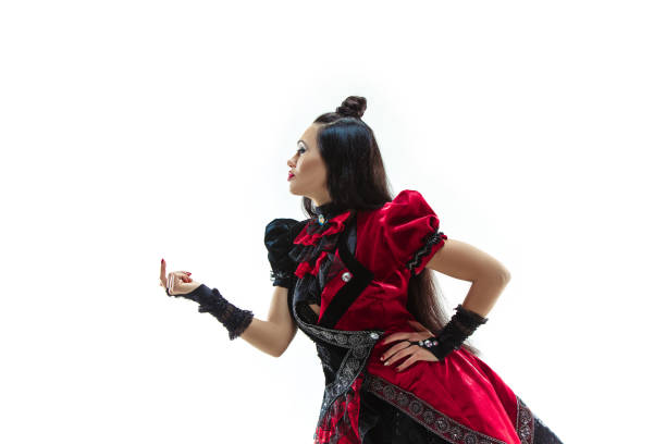istock young woman dressed in medieval style 1097750360