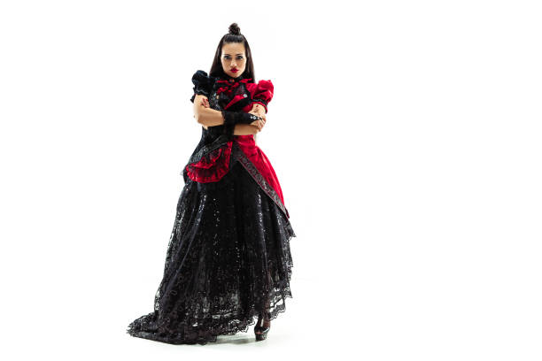 istock young woman dressed in medieval style 1097750386