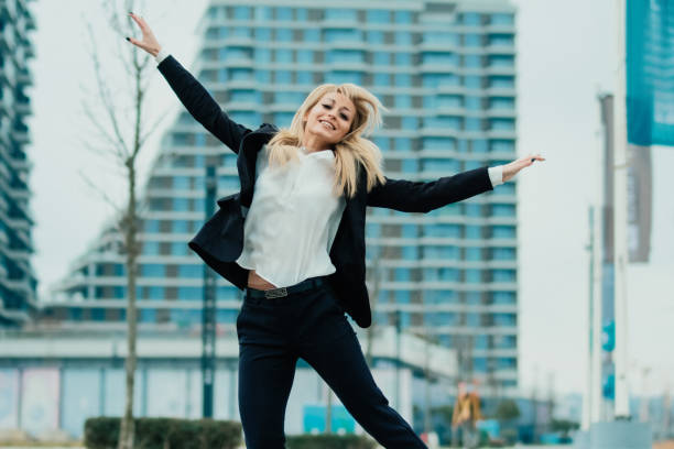 istock Beautiful young business woman 1097756704
