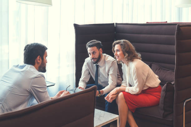istock Young business people at meeting 1097772556