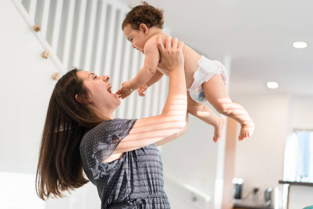 istock Enjoying motherhood. 1097775374
