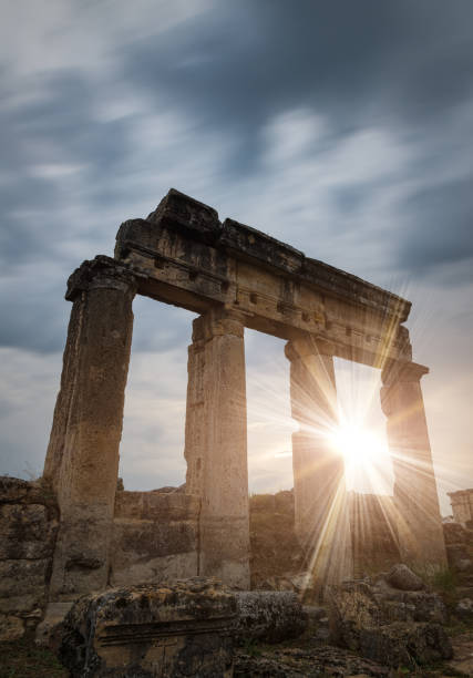 istock Ruin of ancient city Hierapolis, Turkey 1097775556