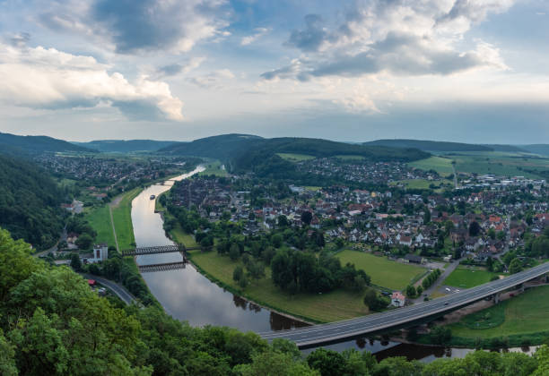 istock The landscape in city Bodenwerder,Germany 1097776256