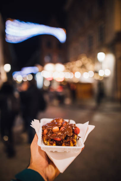 istock Famous Belgian waffle in Brussel 1097776710