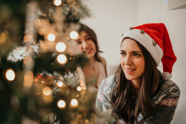 istock Milennials decorating for Christmas and New Year 1097781120