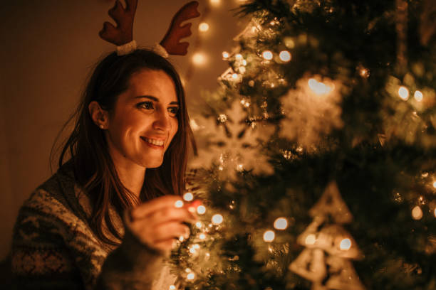 istock Milennials decorating for Christmas and New Year 1097781532