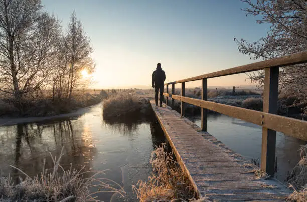 Photo of Winter morning sunrise