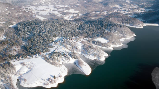 istock Aerial winter landscape 1097783910
