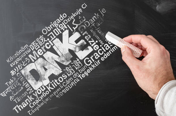 istock thank you word cloud in multiple languages on blackboard 1097786656