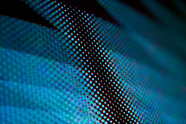 istock Abstract blue digital monitor 1097787736