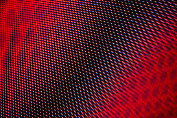 istock Abstract red pink digital monitor 1097787774