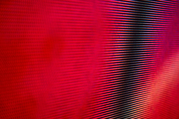 istock Abstract red pink digital monitor 1097789326