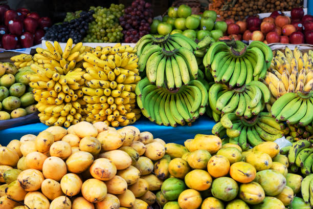 istock Colorful fruits and vegetables background,selective focus 1097794620