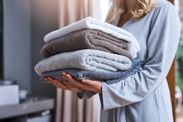istock Fresh towels are a must! 1097797590