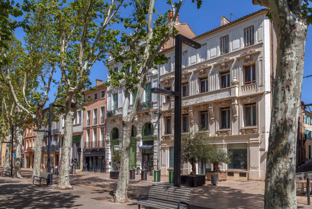 istock Boulevard in Narbonne, France 1097797676